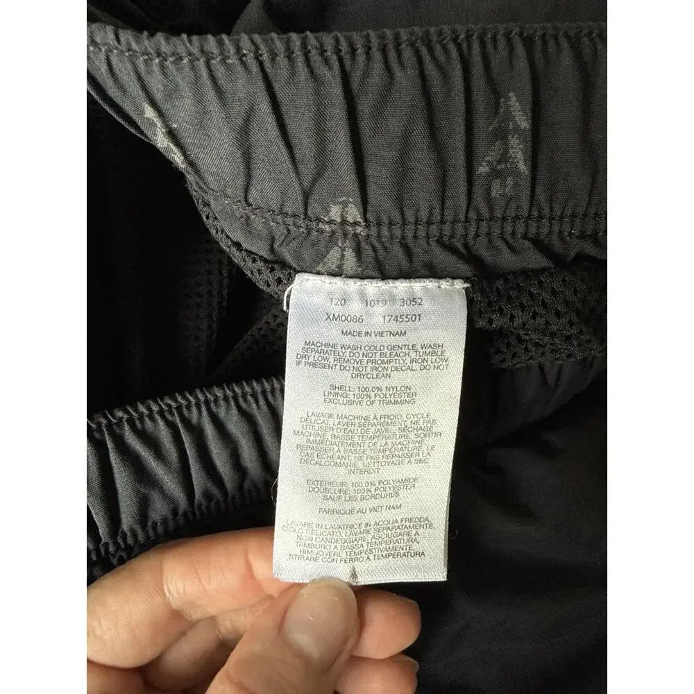 Columbia Mens Swim Trunks XL Black Gray Geometric Board Shorts Mesh Lined
